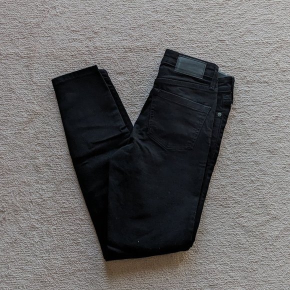 NWT Frank & Oak Debbie jeans, black, size 24 - Picture 1 of 5